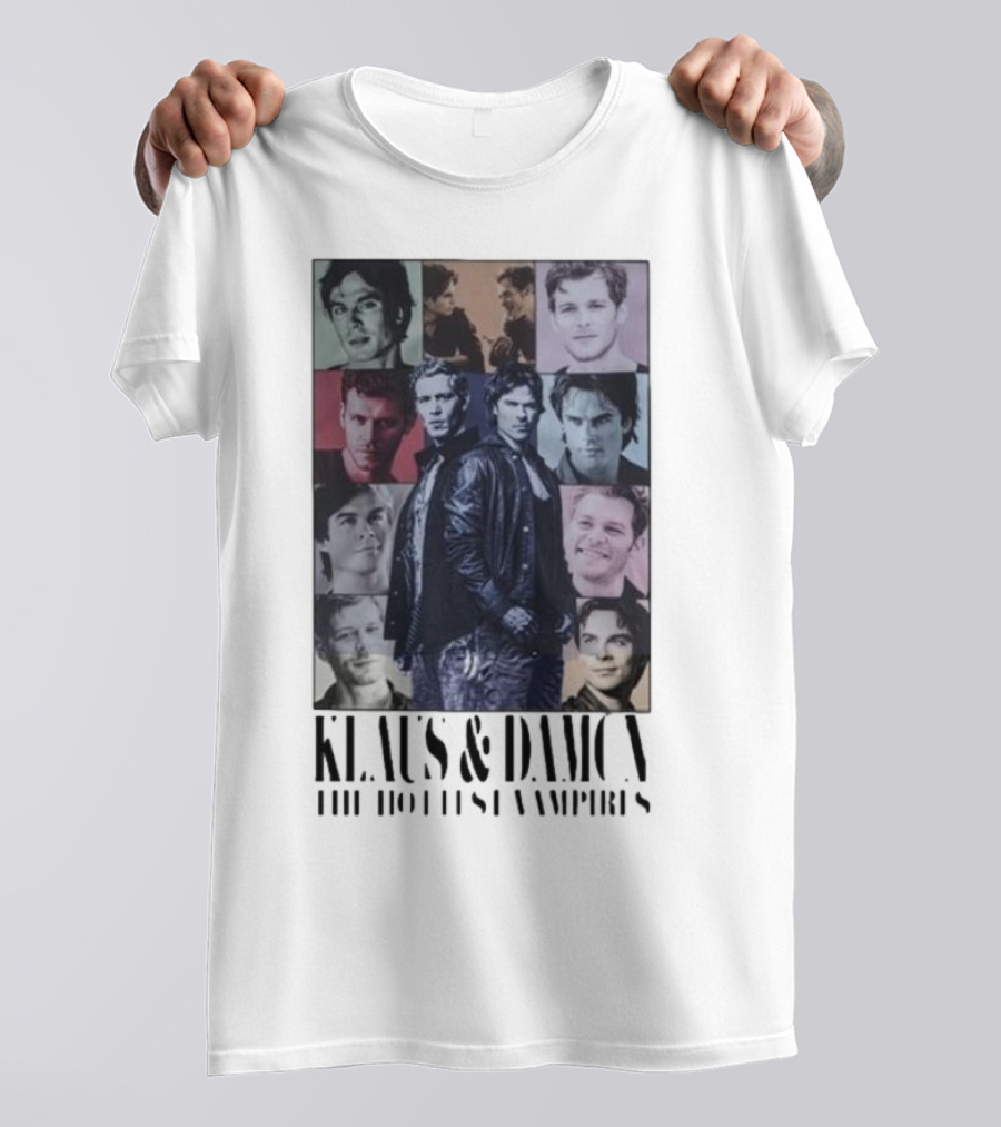 Klaus And Damon The Hottest Vampires Eras Tour T-Shirt