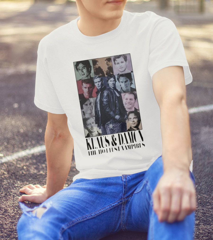 Klaus And Damon The Hottest Vampires Eras Tour T-Shirt
