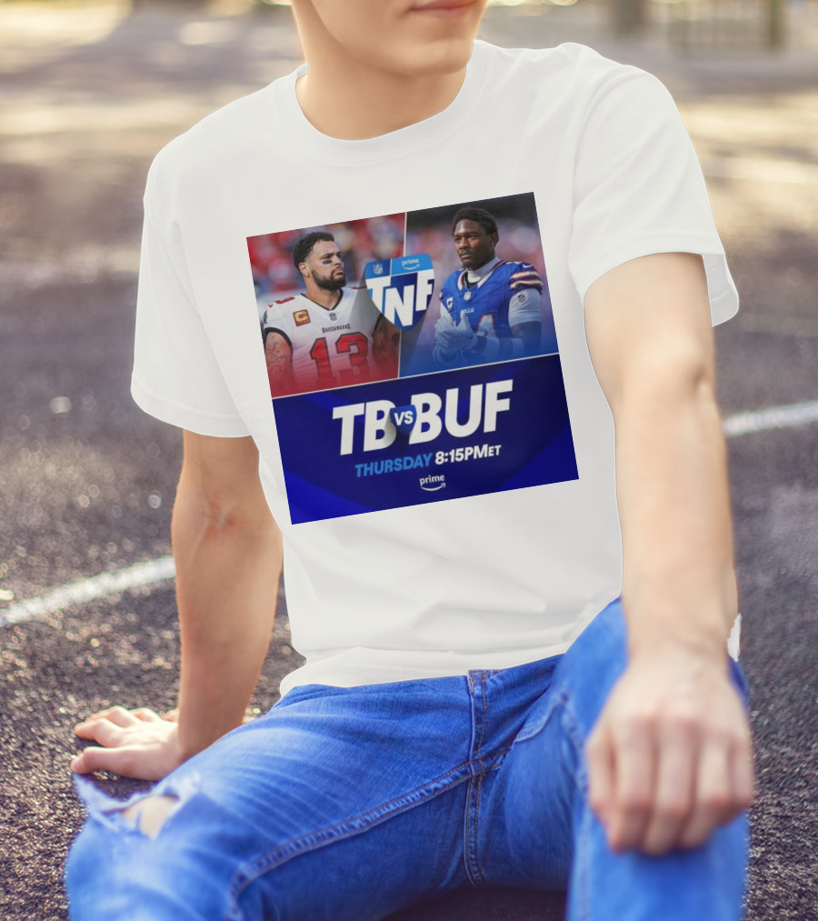 Mike Evans Tampa Bay Vs Stefon Diggs Buffalo Bills TNF Thursday Prime 8:15PM ET T-Shirt