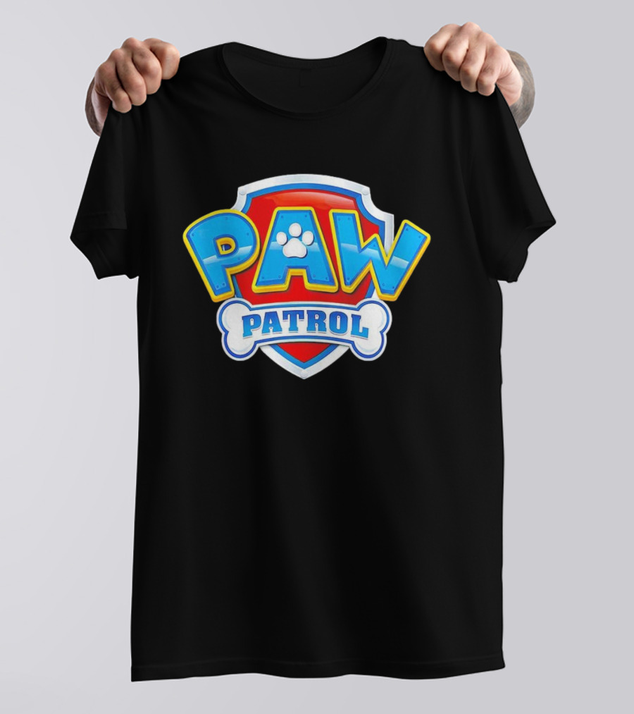 PAW Patrol Paw Logo Badge Shield T-Shirt