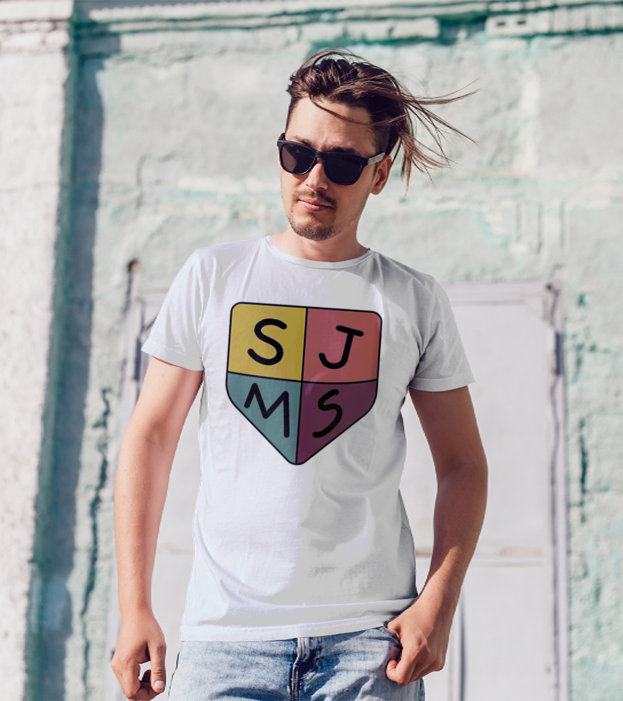Saint James Middle School SJMS Shield Emblem T-Shirt
