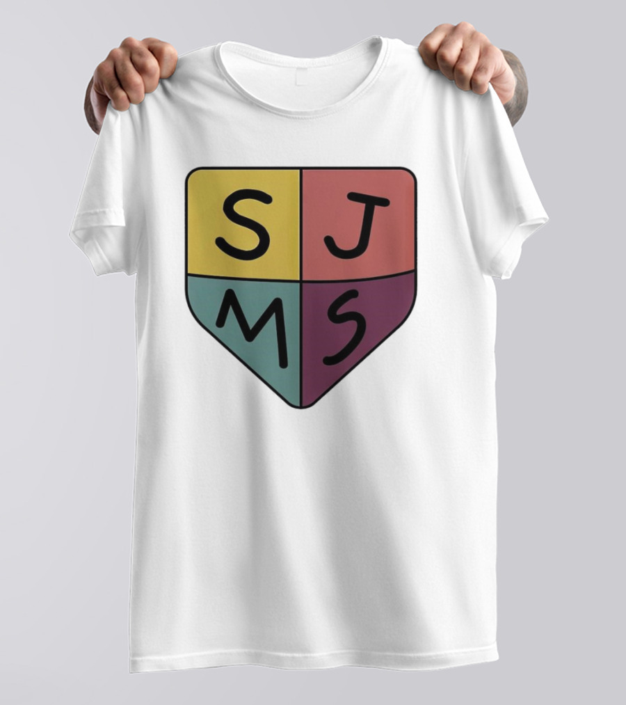 Saint James Middle School SJMS Shield Emblem T-Shirt