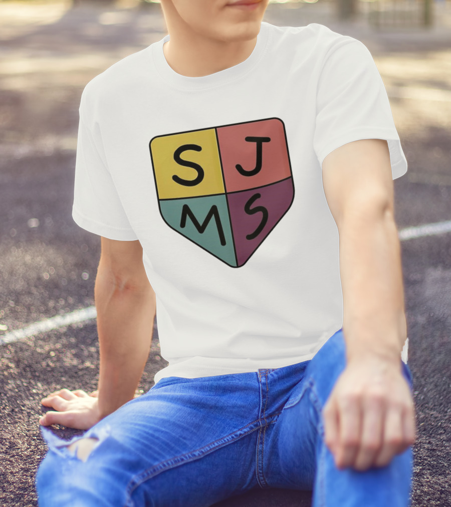 Saint James Middle School SJMS Shield Emblem T-Shirt