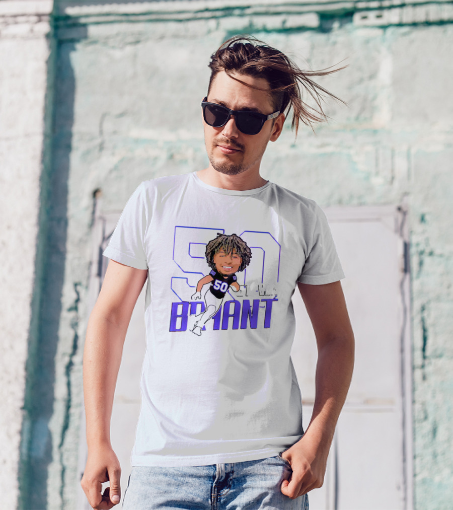 Support Weber State Defensive Lineman 50 Steven Bryant T-Shirt