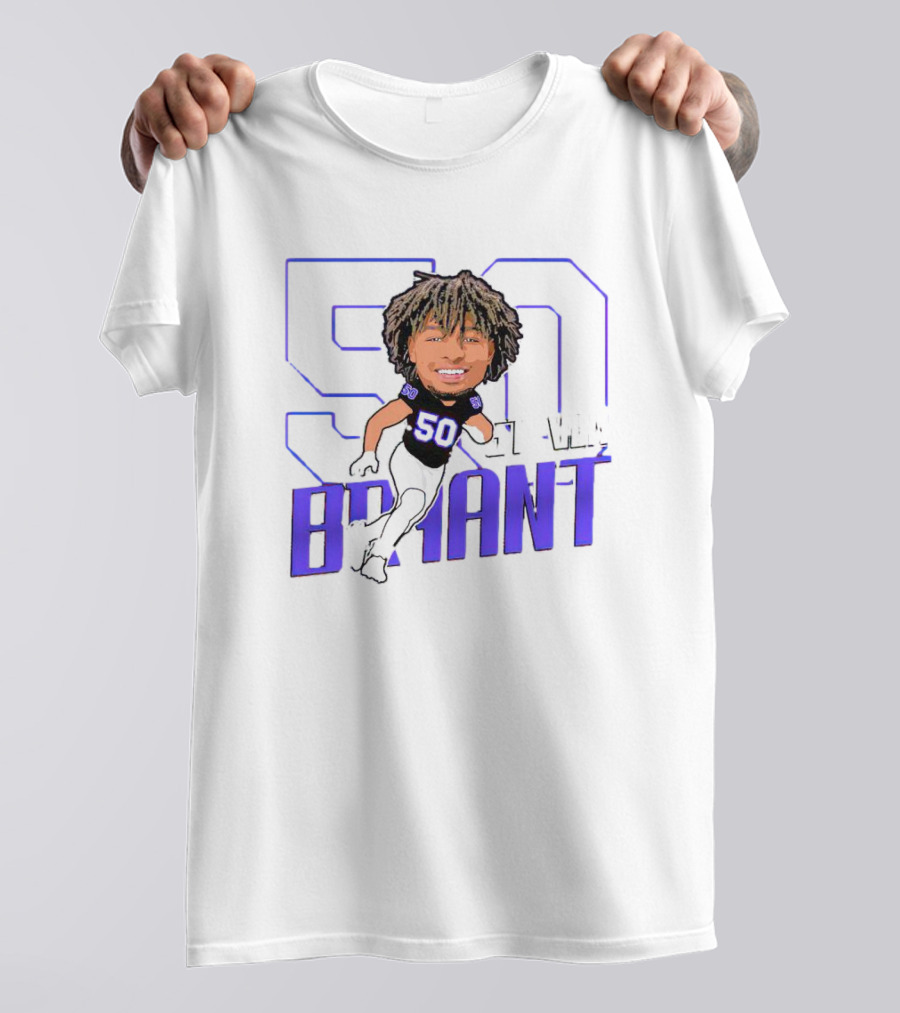 Support Weber State Defensive Lineman 50 Steven Bryant T-Shirt