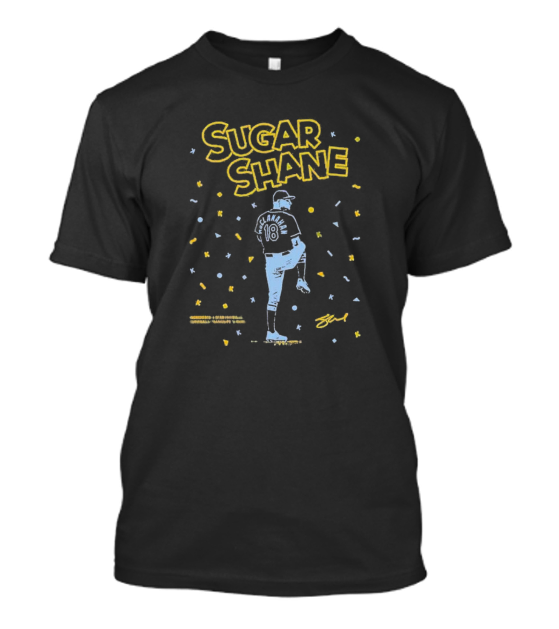 Tampa Bay Rays Sugar Shane McClanahan Baseball Pitcher 18 T-Shirt