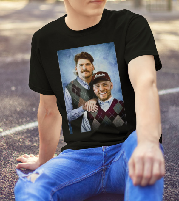 Bussin With The Boys Step Brothers Taylor Lewan Will Compton Photo T-Shirt