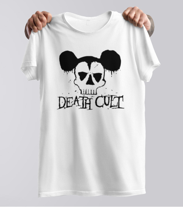 Death Cult Skull With Mouse Ears 8323 T-Shirt