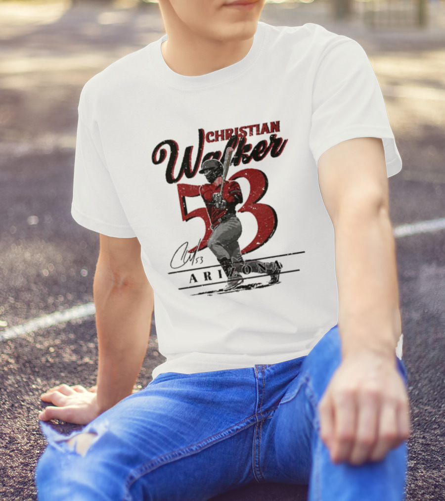 Christian Walker Arizona 53 Baseball Player T-Shirt