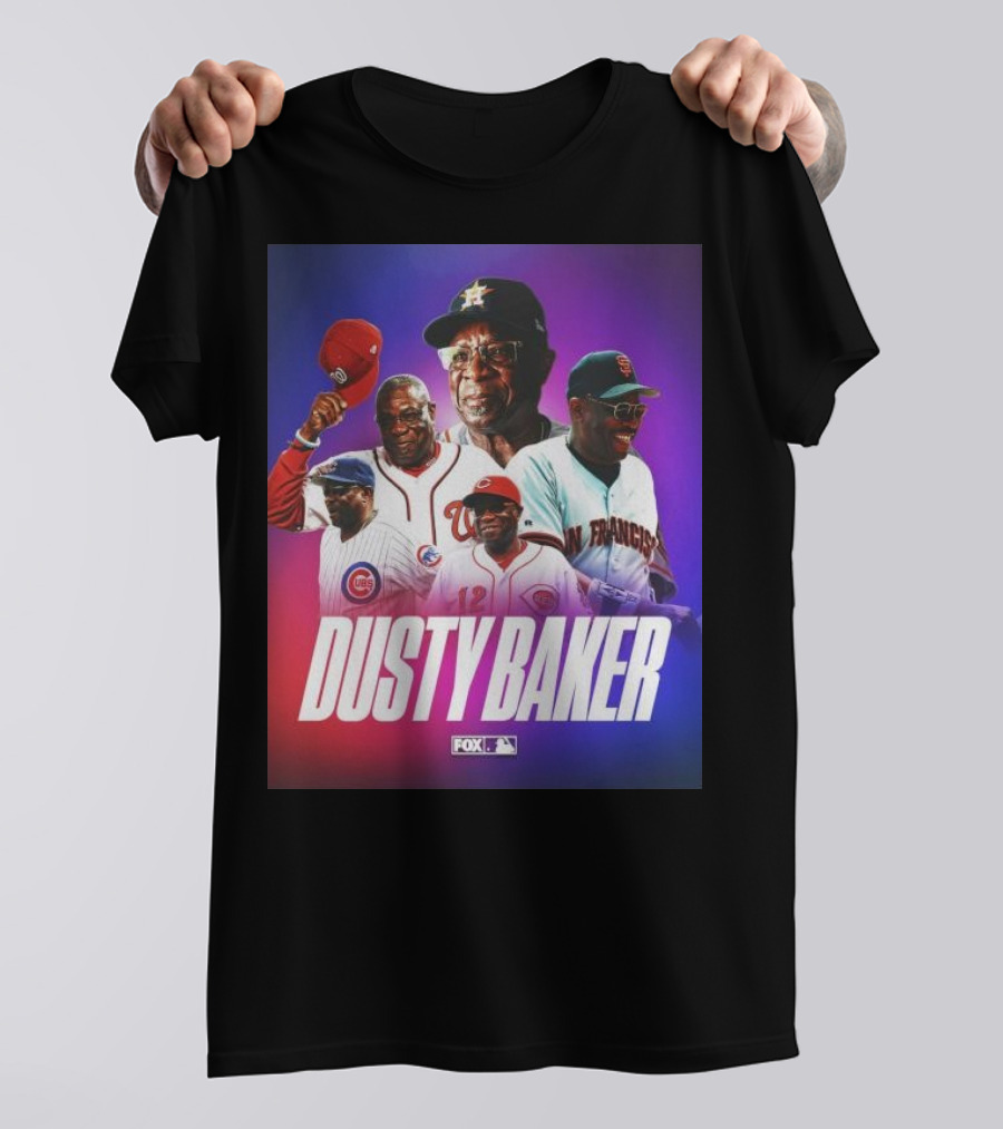 Dusty Baker MLB Teams Legacy With Fox Sports T-Shirt