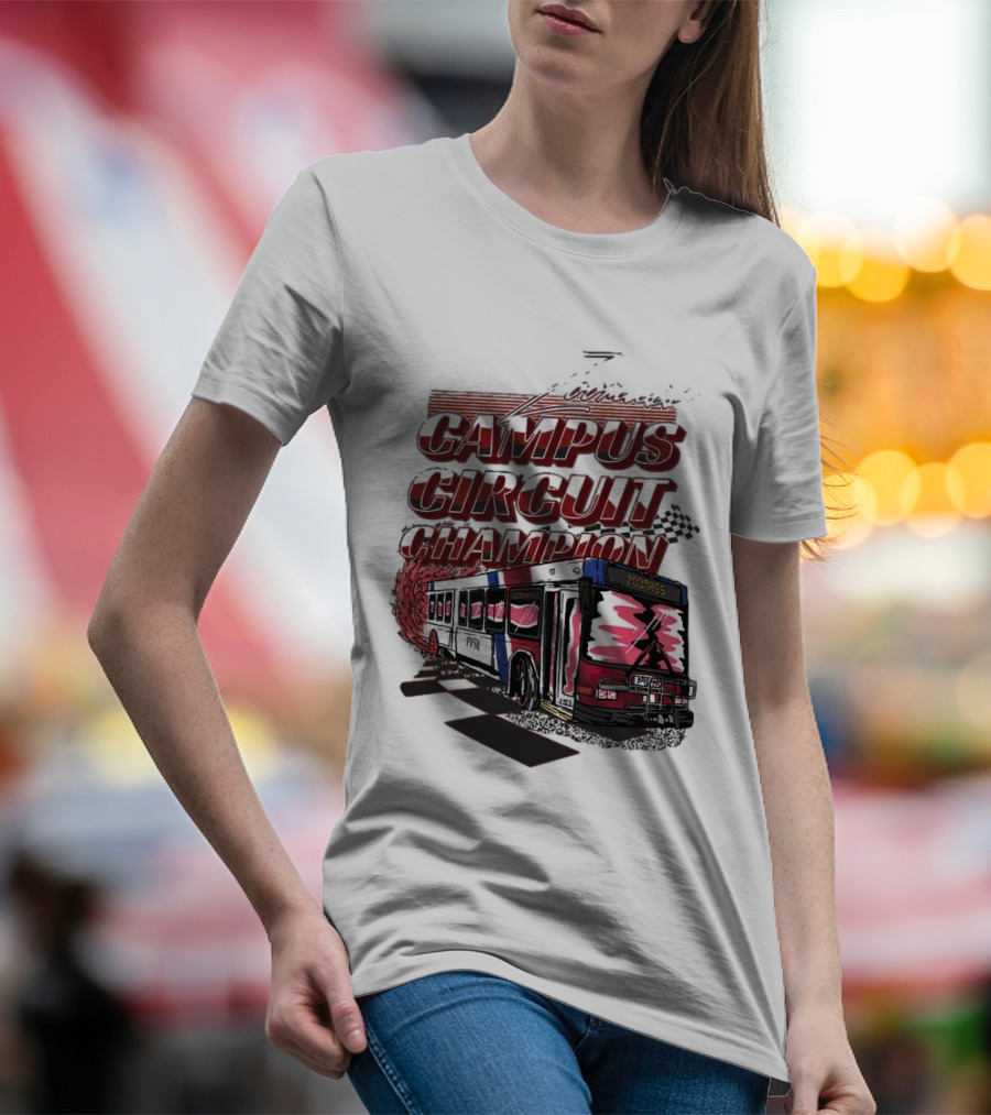 Zoomass Campus Circuit Champion Racing Bus T-Shirt