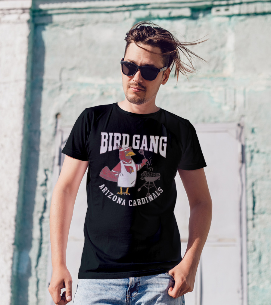 Bird Gang Arizona Cardinals BBQ Bird T-Shirt