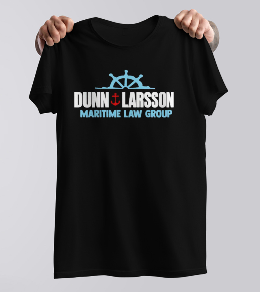 Dunn Larsson Maritime Law Group Anchor And Helm T-Shirt