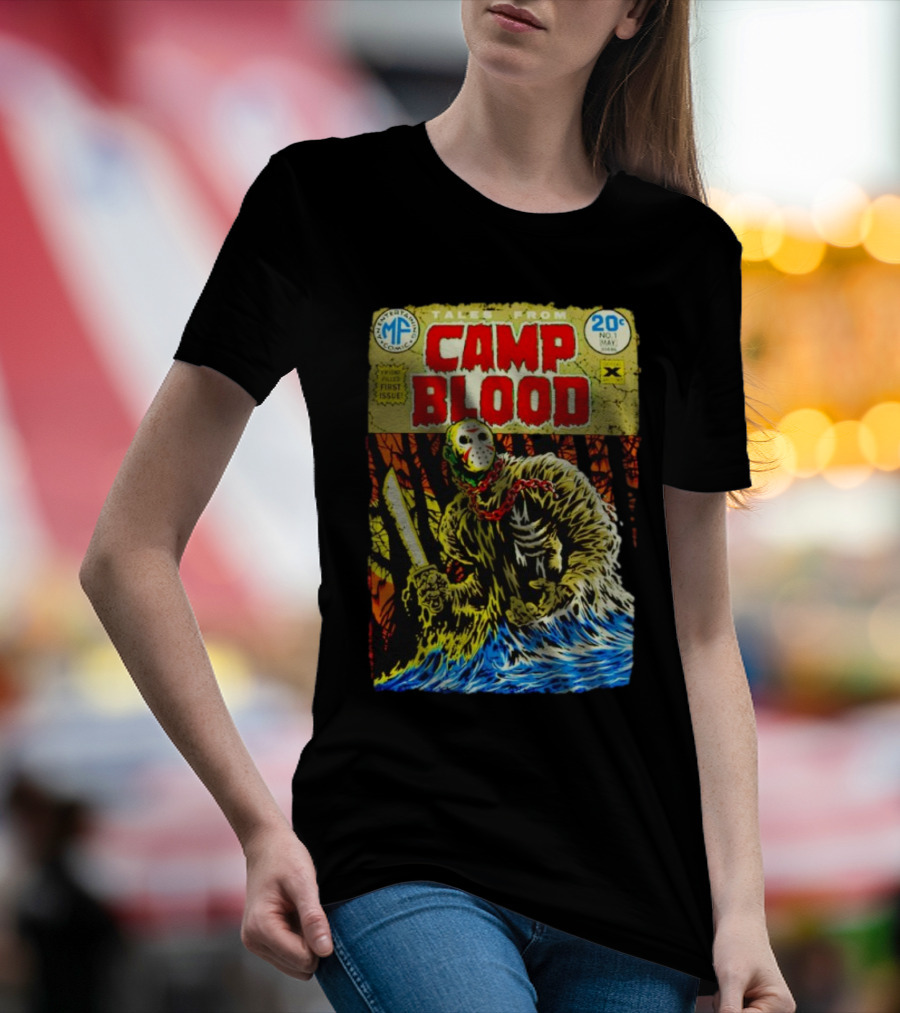 Tales From Camp Blood First Issue Jason Voorhees Comic Style 20¢ No. 1 May T-Shirt
