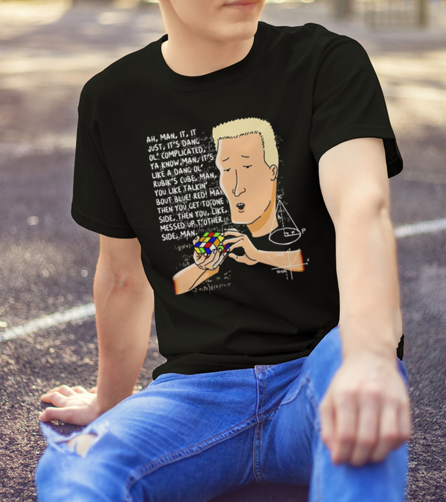 Ah Man Dang Ol’ Complicated Life Rubik’s Cube Man T-Shirt