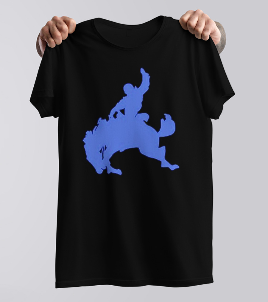 Bad Bunny Bucking Blue Cowboy T-Shirt