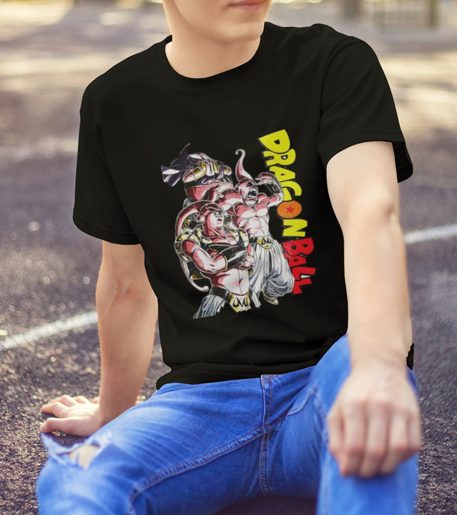 Majin Buu Forms Dragon Ball Z Mighty Trio Display T-Shirt