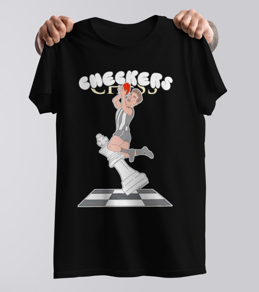 Checkers Chess Dunk King Piece Basketball Jumper T-Shirt