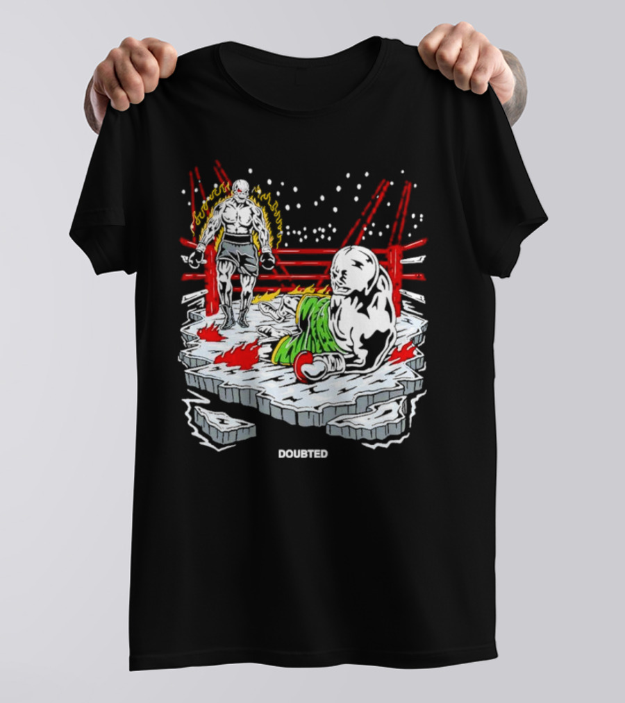 Doubted Full Violence Fighting Ring Showdown T-Shirt