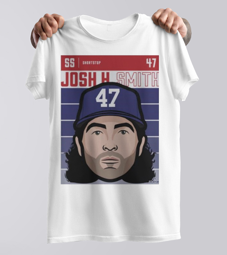Josh H Smith SS Shortstop 47 Texas Fade Baseball T-Shirt