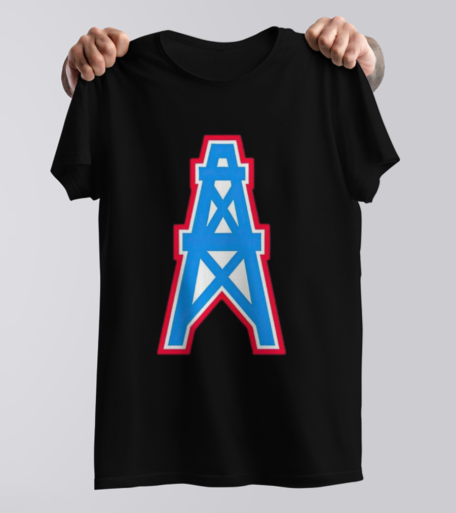Houston Oilers Luv Ya Blue Oil Derrick Franklin T-Shirt