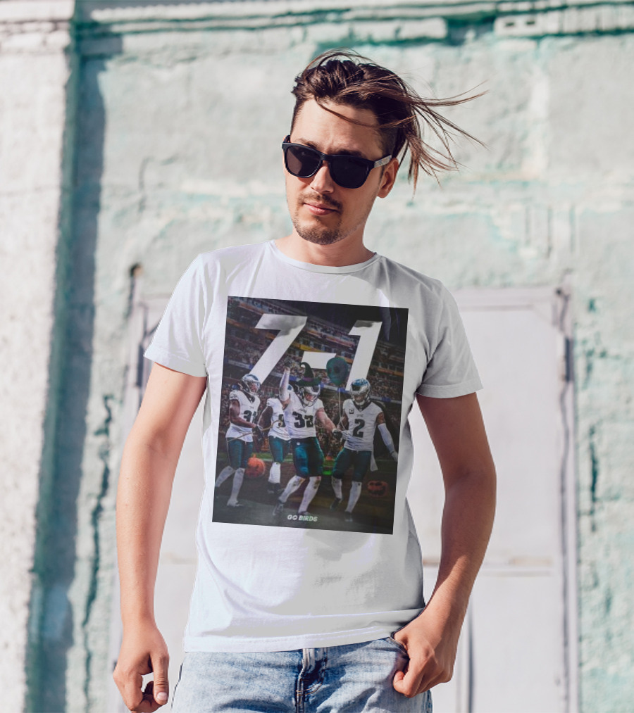 Philadelphia Eagles 7-1 Halloween Go Birds T-Shirt