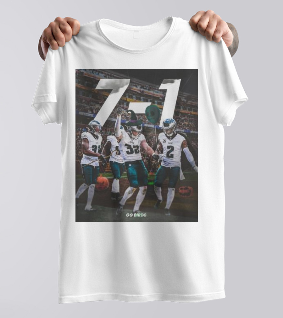 Philadelphia Eagles 7-1 Halloween Go Birds T-Shirt