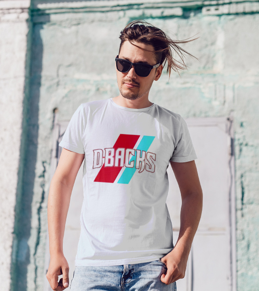 Arizona DBbacks Tri-Color Stripe T-Shirt