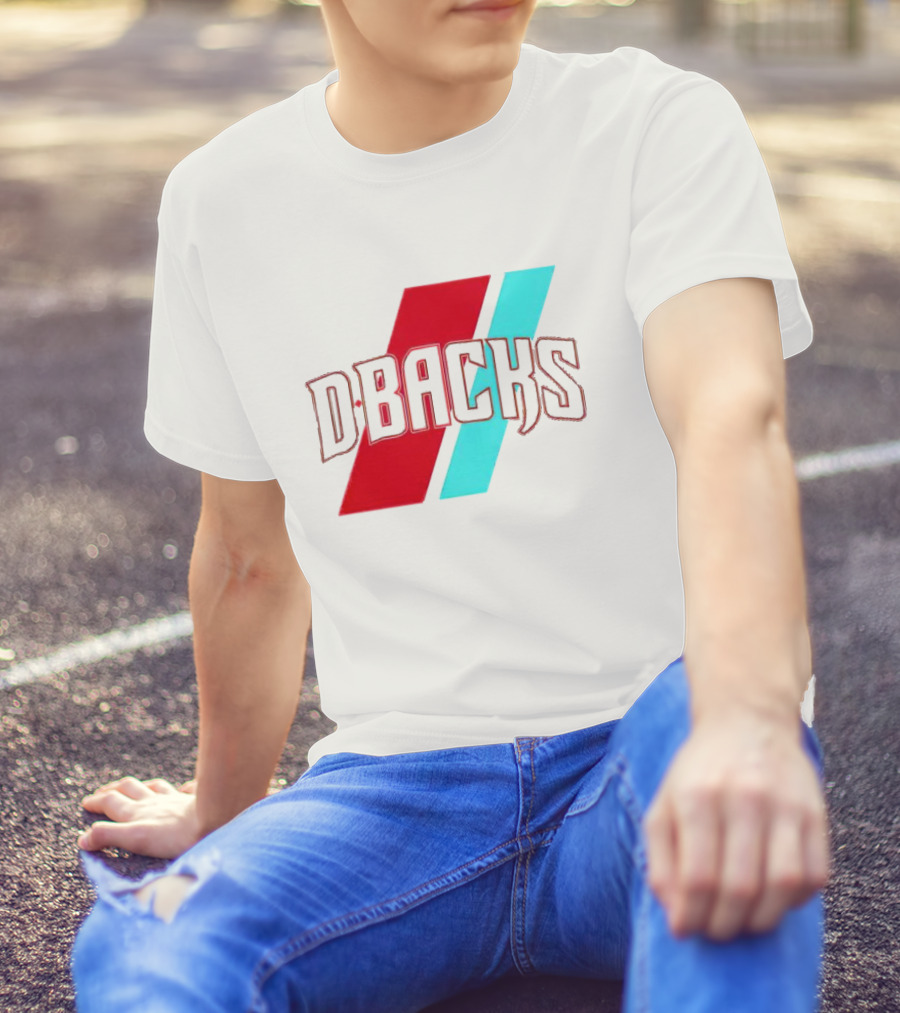 Arizona DBbacks Tri-Color Stripe T-Shirt