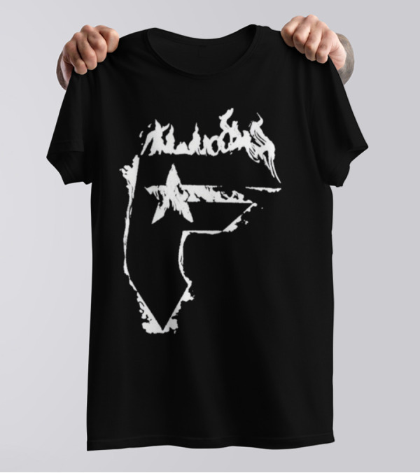 Famous Stars And Straps Flaming Star Emblem T-Shirt