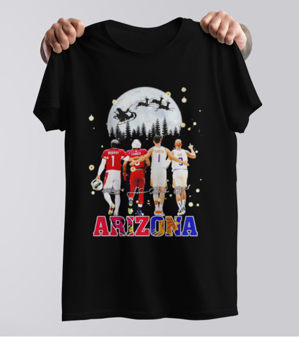 Arizona Christmas Kyler Murray James Conner Devin Booker Chris Paul T-Shirt