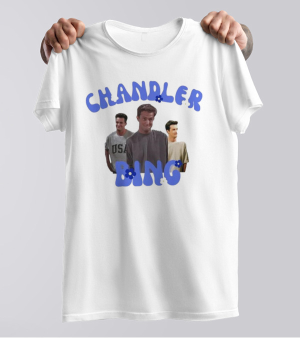Chandler Bing Matthew Perry Iconic TV Show T-Shirt