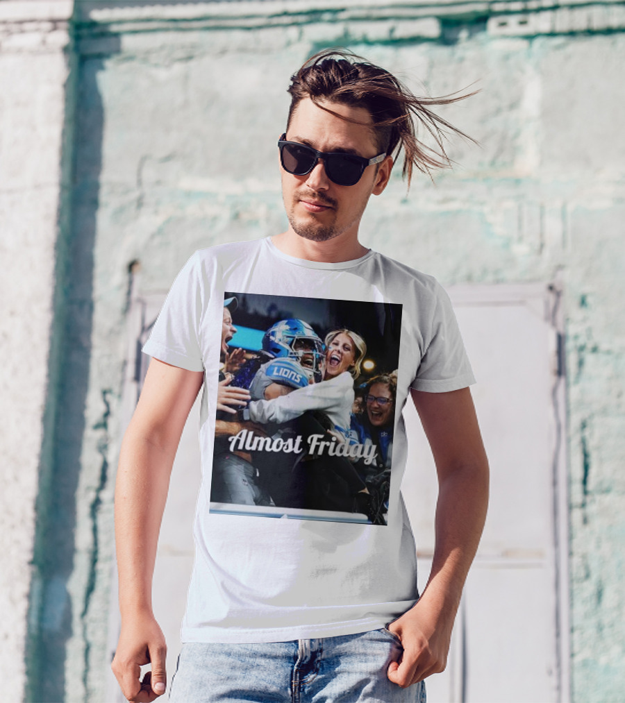 Almost Friday Lions Celebration Hug T-Shirt