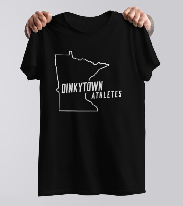 Ben Johnson Dinkytown Athletes Minnesota Outline T-Shirt