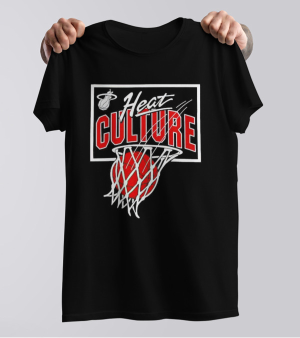 Heat Culture Basketball Net Miami Heat T-Shirt