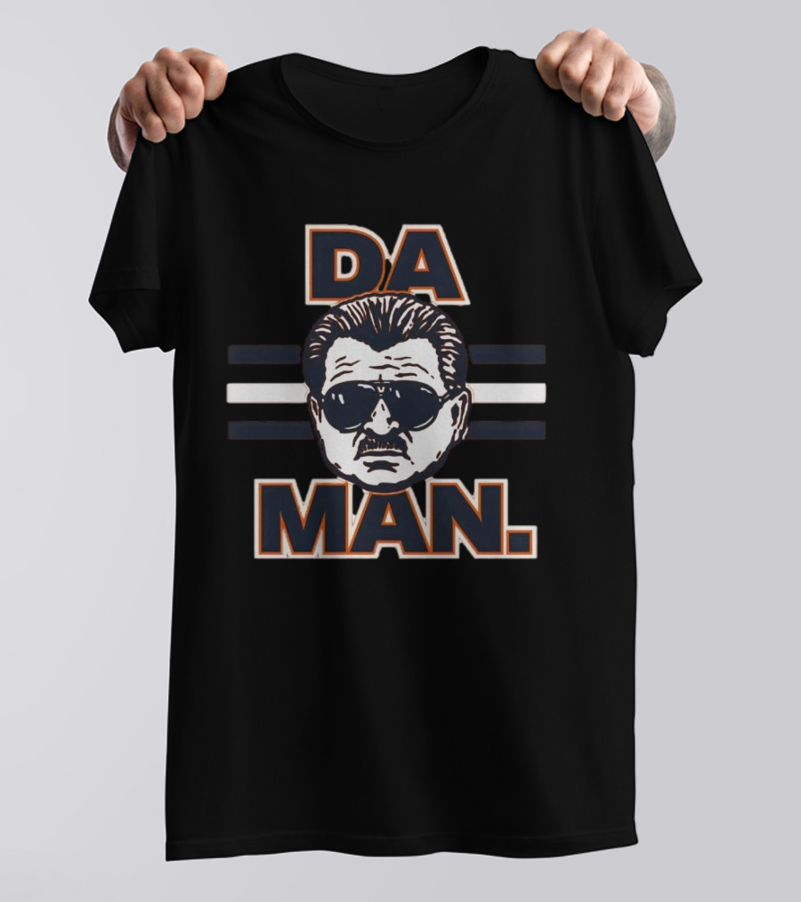 Mike Ditka Da Man Coach Sunglasses Iconic T-Shirt