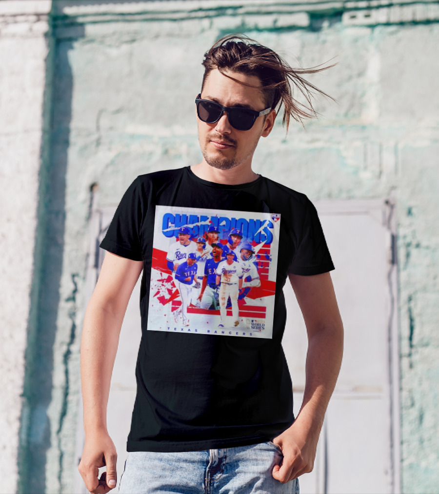 Texas Rangers MLB World Series Champions T-Shirt