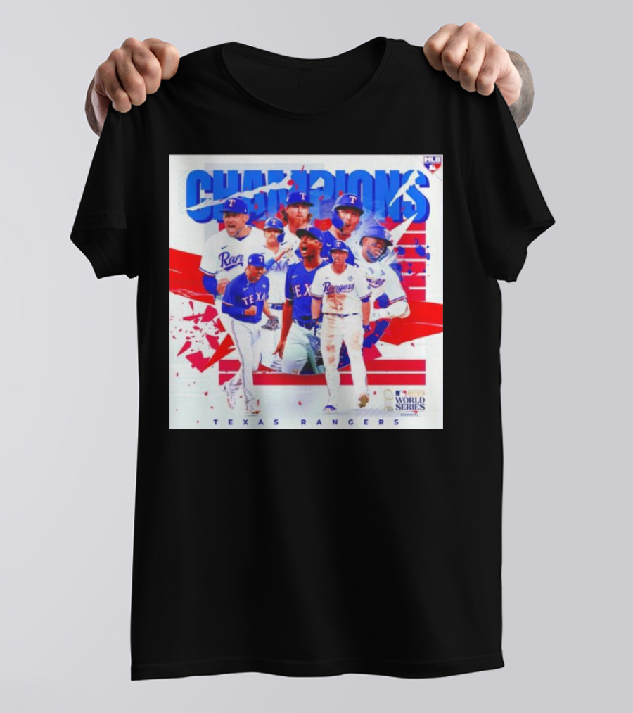 Texas Rangers MLB World Series Champions T-Shirt
