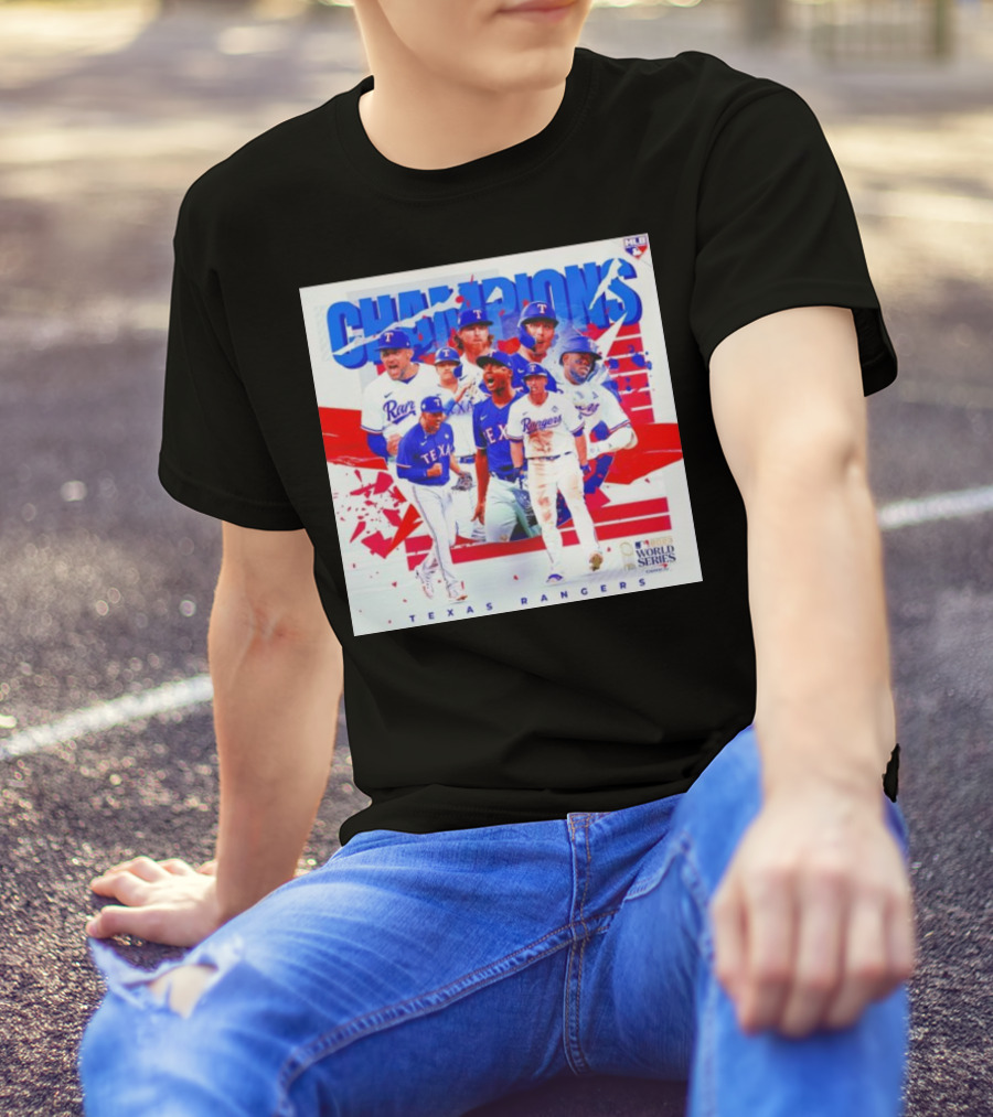 Texas Rangers MLB World Series Champions T-Shirt