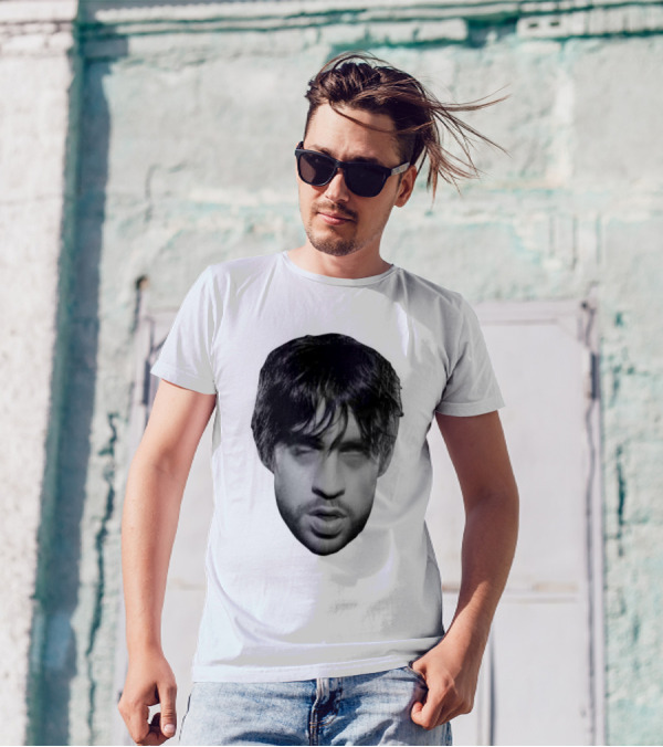 Bad Bunny Baticano Monochrome Face T-Shirt