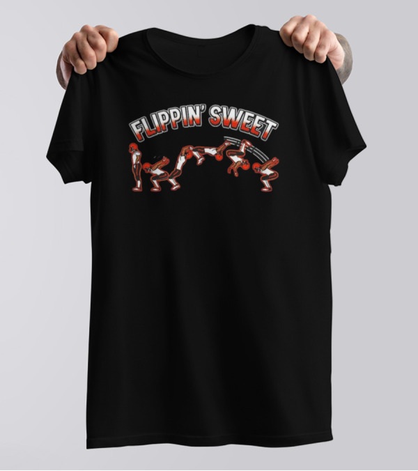 Flippin’ Sweet Cincinnati Bengals Football Acrobatics T-Shirt