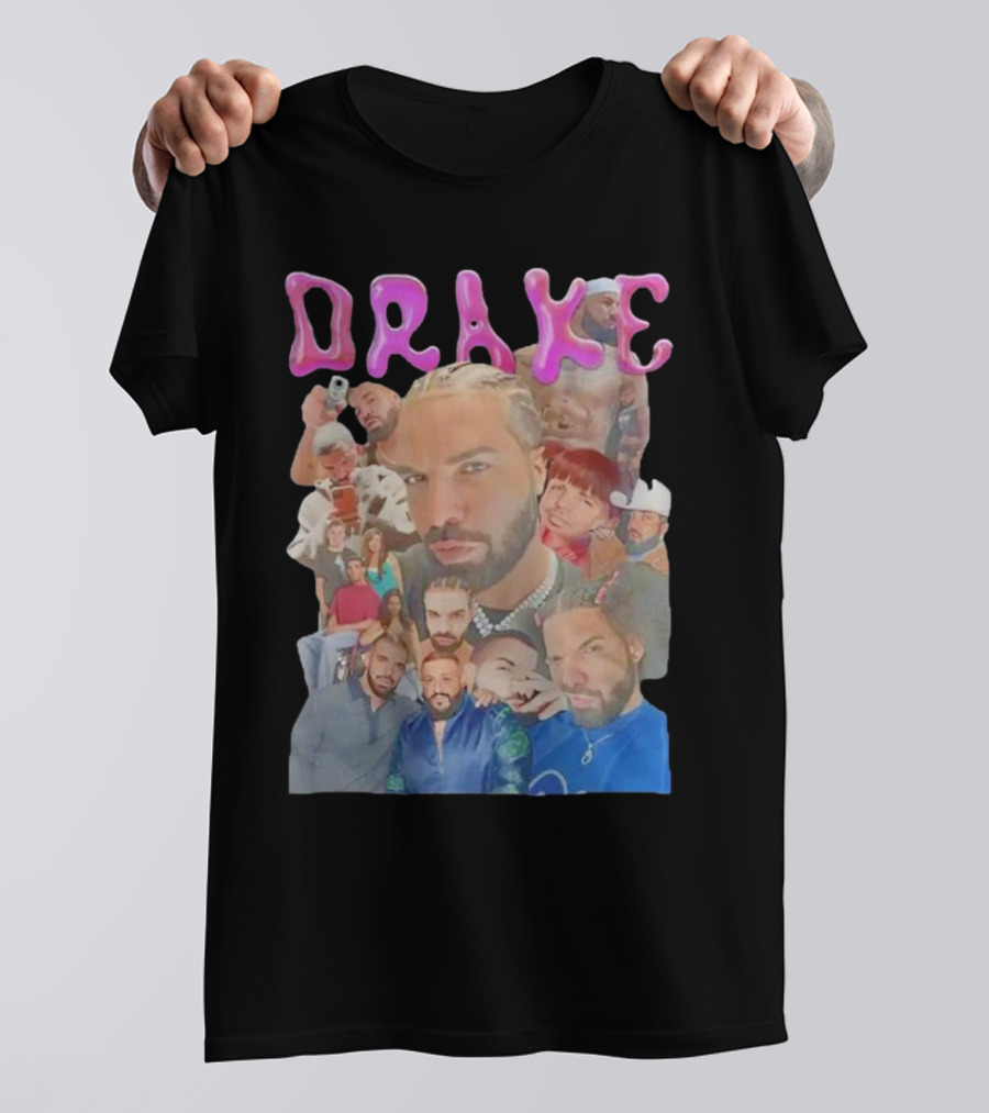 Drake Multi-Portrait Collage T-Shirt