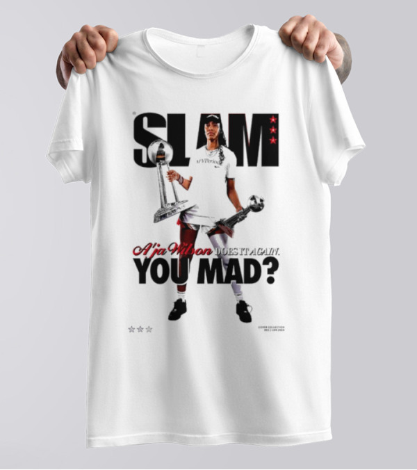 SLAM A'ja Wilson Does It Again You Mad? T-Shirt