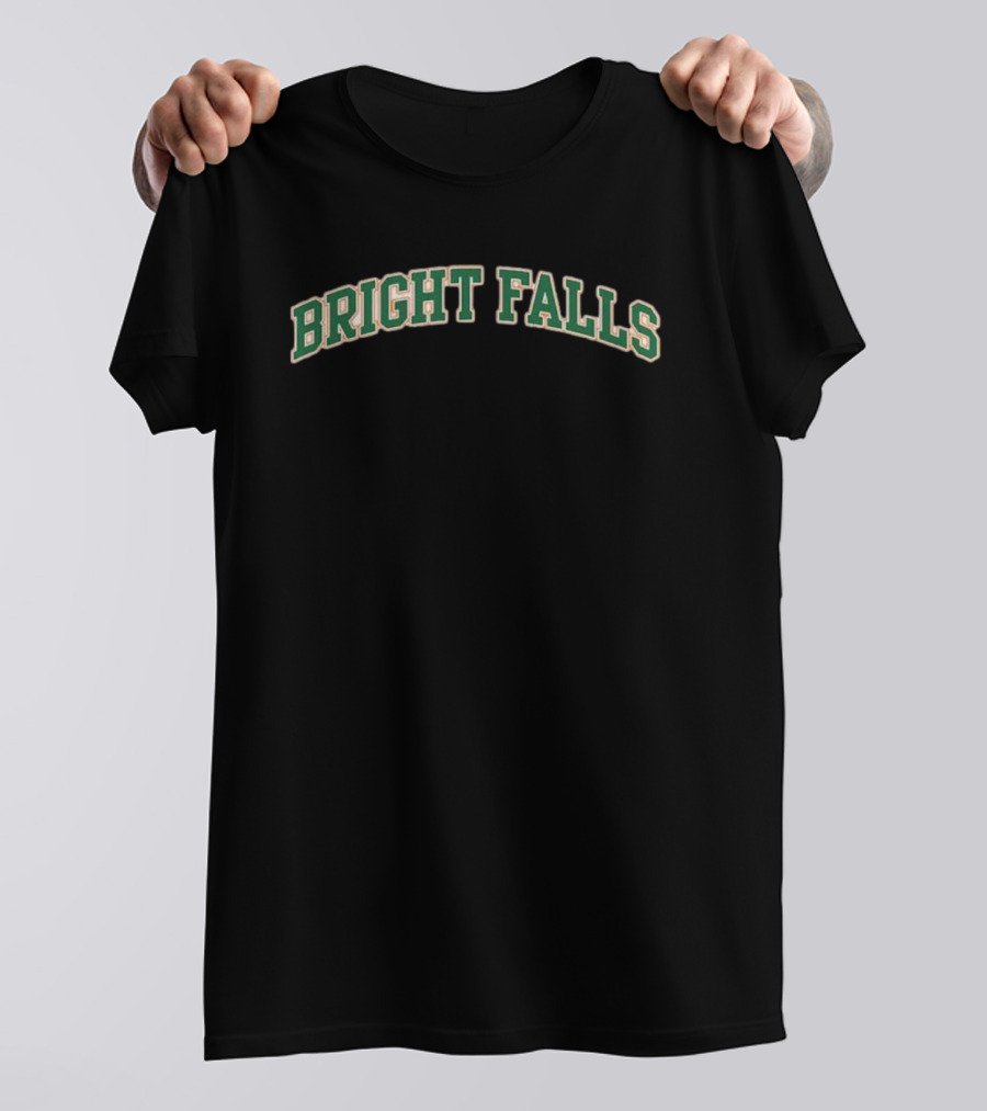 Alan Wake Bright Falls Green Lettering T-Shirt