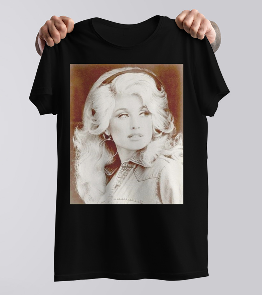 Dolly Parton Vintage Style Denim Jacket T-Shirt