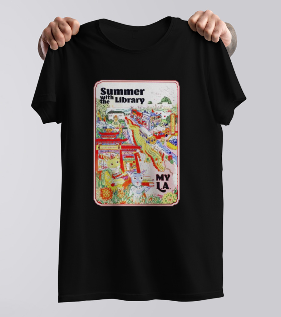 Summer With The Library My LA T-Shirt
