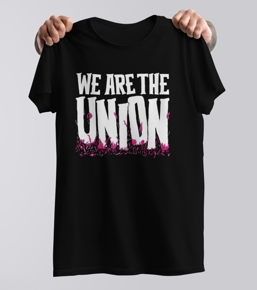 We Are The Union Pink Floral Grass T-Shirt