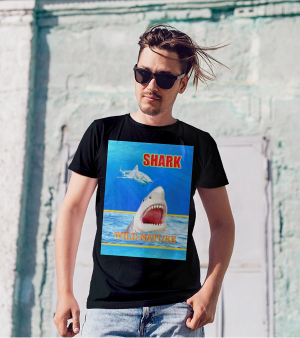 SHARK Wild Nature Ocean Depths Adventure T-Shirt