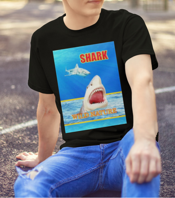SHARK Wild Nature Ocean Depths Adventure T-Shirt