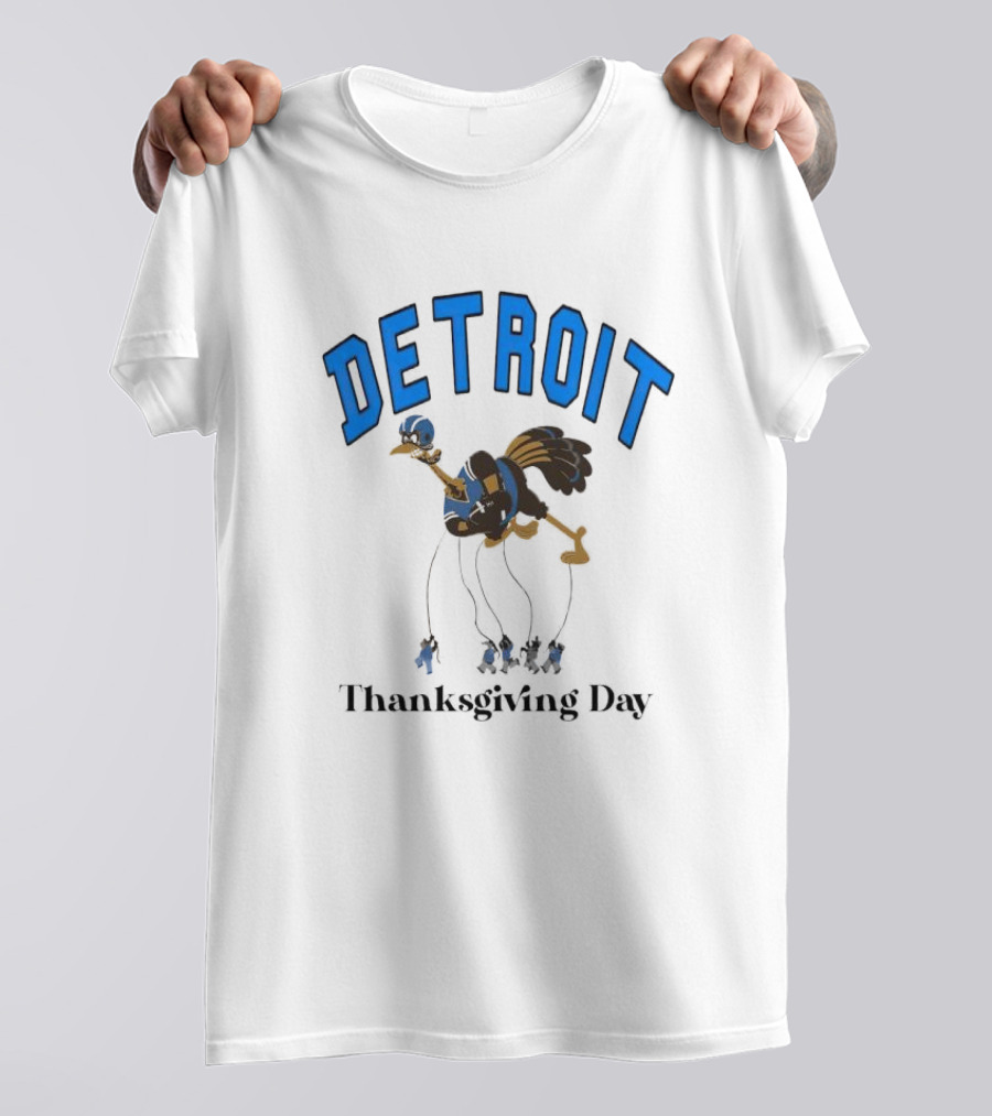 Detroit Turkey Thanksgiving Day T-Shirt